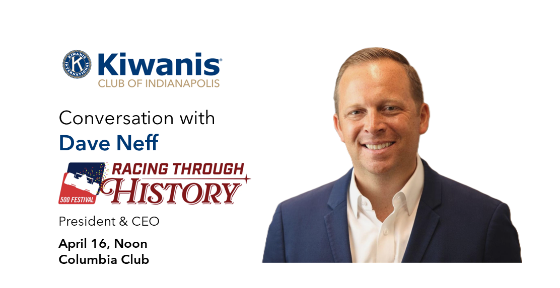 April 16: Dave Neff, 500 Festival
