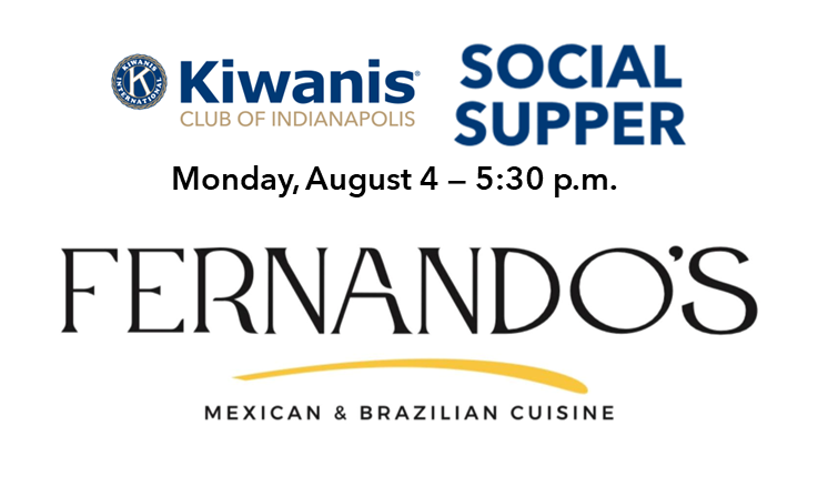 August 4: Social Supper